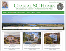 Tablet Screenshot of coastalschomes.com